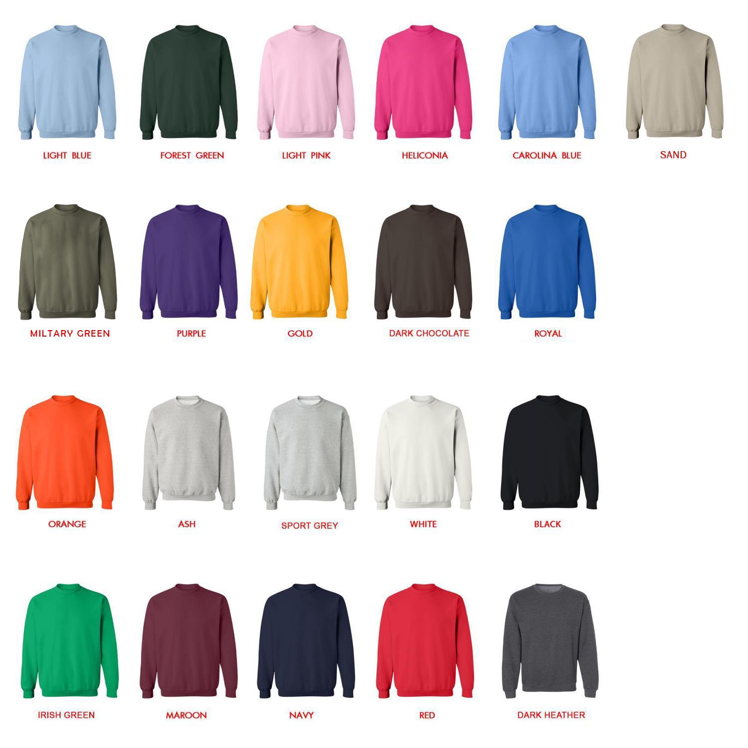 sweatshirt color chart - Hatsune Miku UK Shop