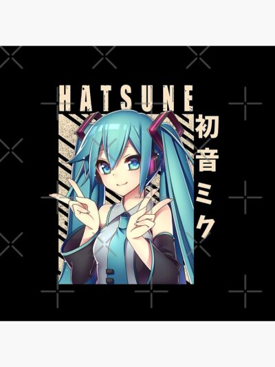 Alternative view of Hot Design Hatsune Miku Throw Pillow