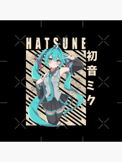 Alternative view of New Design Hatsune Miku Throw Pillow