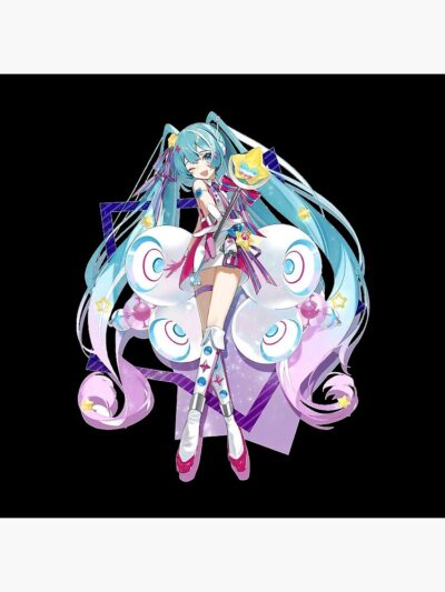 Alternative view of Perform Hatsune Miku Throw Pillow