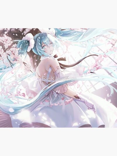 Alternative view of Hatsune Miku Sakura Edition Tapestry
