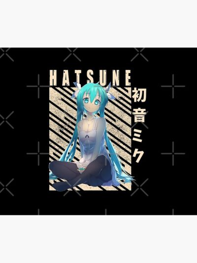 Alternative view of Sit Hatsune Miku Tapestry
