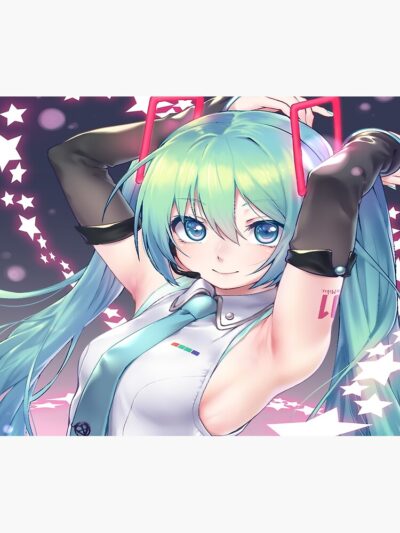 Alternative view of Cosplay Hatsune Miku Tapestry
