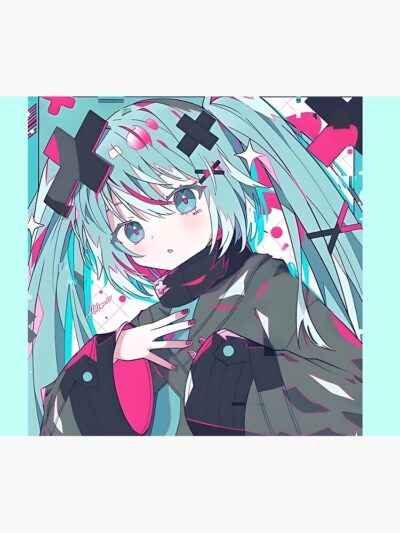 Alternative view of Hot Hatsune Mikuu Tapestry