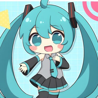 Alternative view of Cute Hatsune Miku Vocaloid Tote Bag