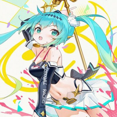 Alternative view of Colorful Hatsune Miku Tote Bag