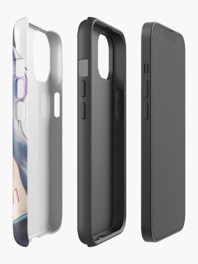 Alternative view of Metallic Hatsune Miku Iphone Case