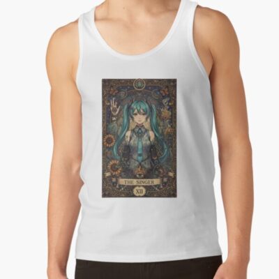 Alternative view of Hatsune Miku Tarot Card Style Tank Top