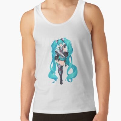 Alternative view of Hatsune Miku Soldier Tank Top