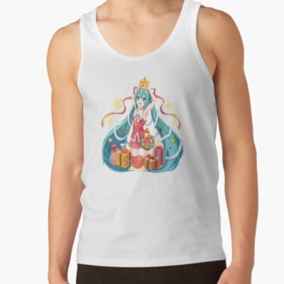 Alternative view of Christmas Hatsune Miku Tank Top