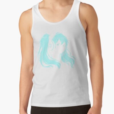 Alternative view of Face Hatsune Miku Tank Top