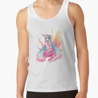 Alternative view of Colorful Hatsune Miku Tank Top