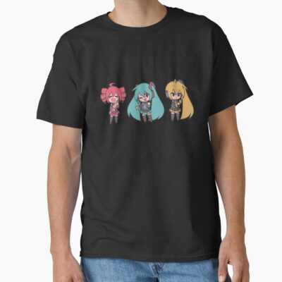 Alternative view of Vocaloid Triple Baka Chibis T-shirt