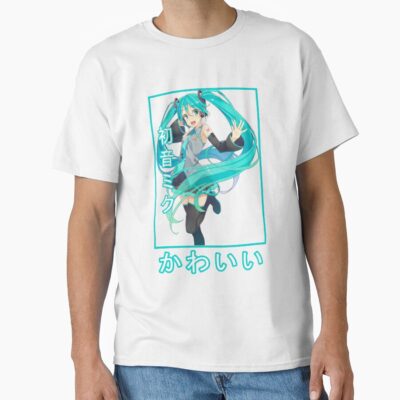 Alternative view of Blue Design Hatsune Miku T-shirt