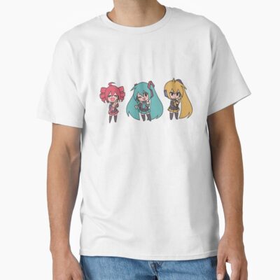 Alternative view of Vocaloid Triple Baka Chibis T-shirt
