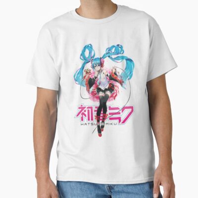 Alternative view of Hatsune Miku Sakura With Logo T-shirt
