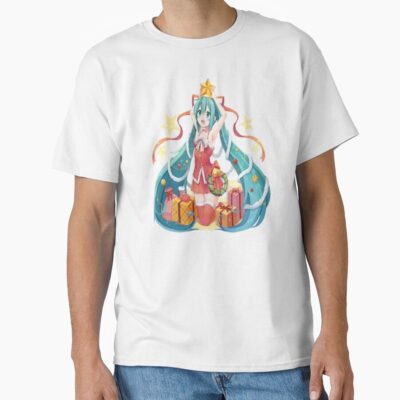 Alternative view of Christmas Hatsune Miku T-shirt
