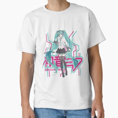 Alternative view of Kirei Hatsune Miku Vocaloid T-shirt