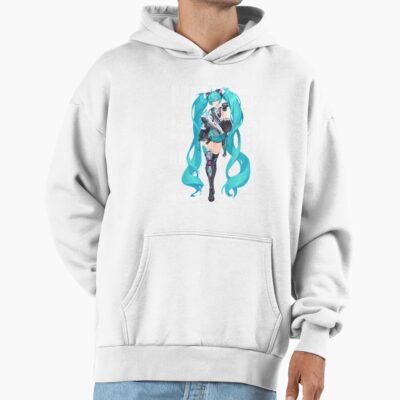 Alternative view of Hatsune Miku Soldier Hoodie