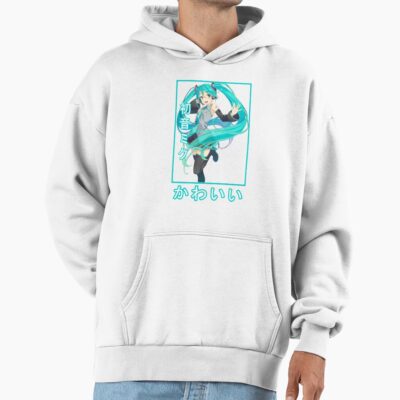 Alternative view of Blue Design Hatsune Miku Hoodie