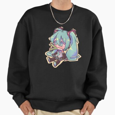 Alternative view of Chibi Hatsune Miku Vocaloid Sweatshirt