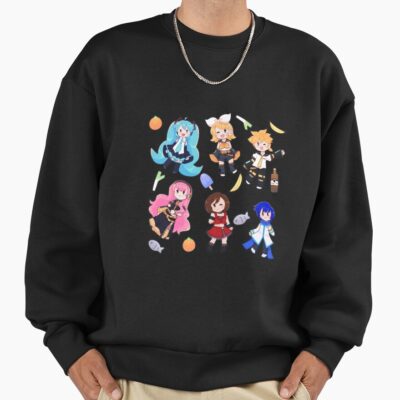 Alternative view of Vocaloid Chibi Chaos Sweatshirt