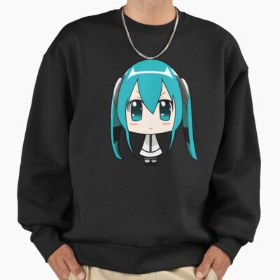 Alternative view of Cartoon Hatsune Miku Vocaloid Sweatshirt