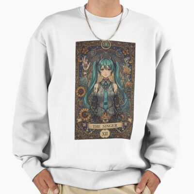Alternative view of Hatsune Miku Tarot Card Style Sweatshirt
