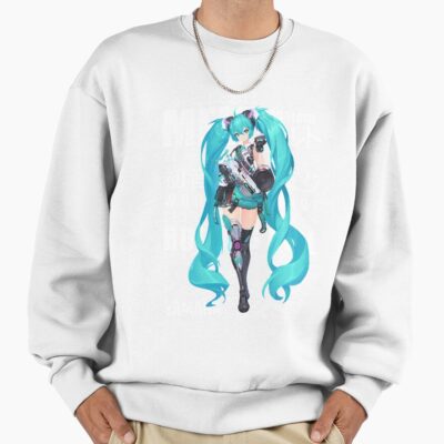 Alternative view of Hatsune Miku Soldier Sweatshirt