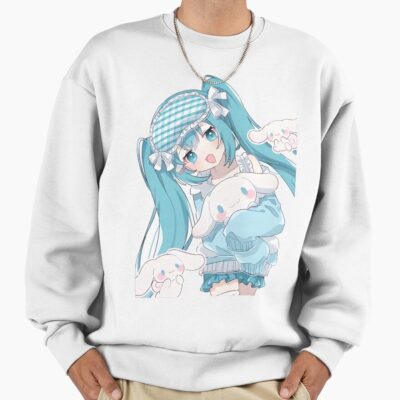 Alternative view of Cute Hatsune Miku Vocaloid Sweatshirt