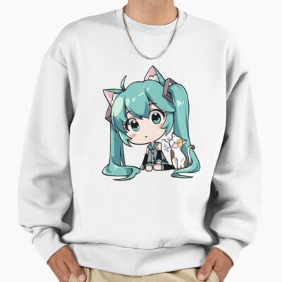 Alternative view of Cat Ears Hatsune Miku Sweatshirt