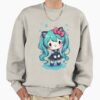 ssrcooversized sweatshirtmens 01oatmeal heatherfrontsquare productx1000 22 - Hatsune Miku UK Shop