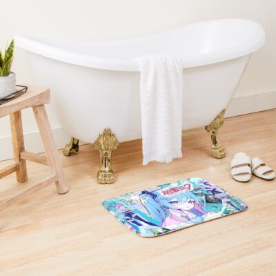Alternative view of Music Hatsune Miku Bath Mat