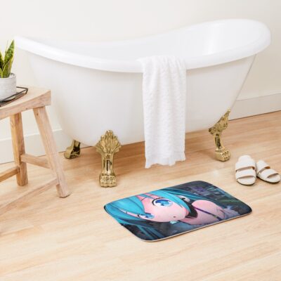 Alternative view of Looking For Hatsune Miku Bath Mat