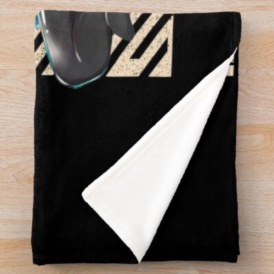 Alternative view of Hot Design  Hatsune Miku Throw Blanket