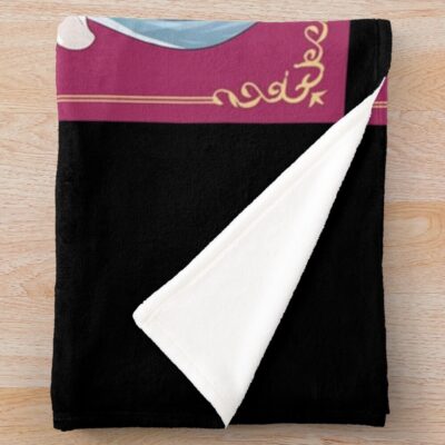 Alternative view of Cosplay Girl Hatsune Miku Throw Blanket