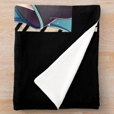 Alternative view of Hi Hatsune Miku Throw Blanket