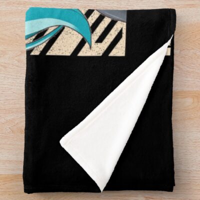 Alternative view of Profile Hatsune Miku Throw Blanket