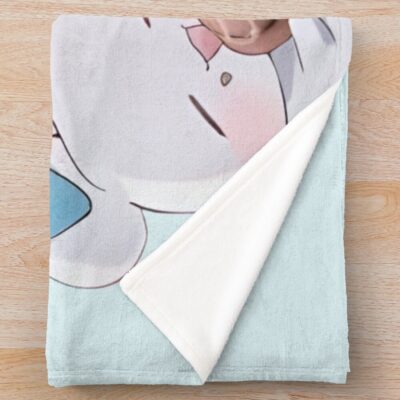Alternative view of Eatten Hatsune Miku Vocaloid Throw Blanket