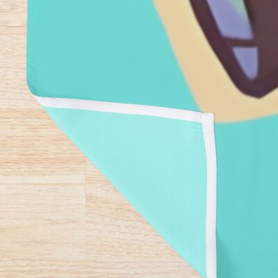 Alternative view of Chibi Eatten Hatsune Miku Vocaloid Shower Curtain