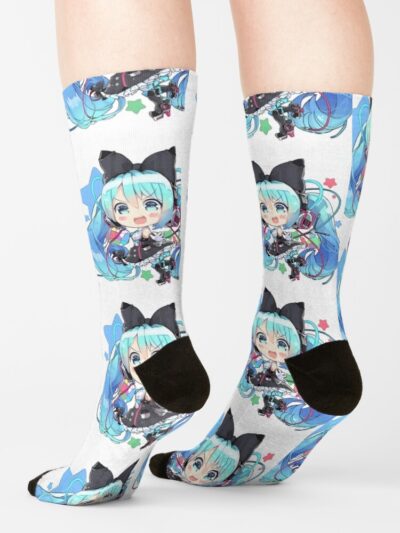 Alternative view of Sing Hatsune Miku Vocaloid Socks