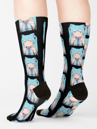 Alternative view of Cat Ears Hatsune Miku Socks