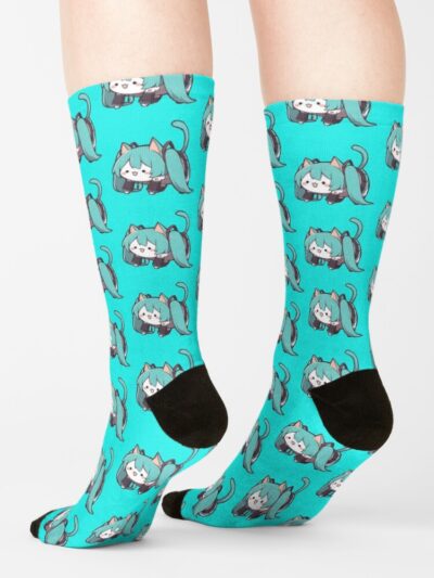 Alternative view of Hatsune Miku Cat Socks