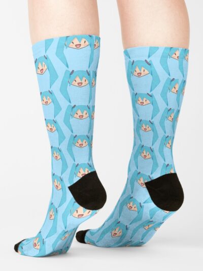Alternative view of Silly Chibi Hatsune Miku Socks