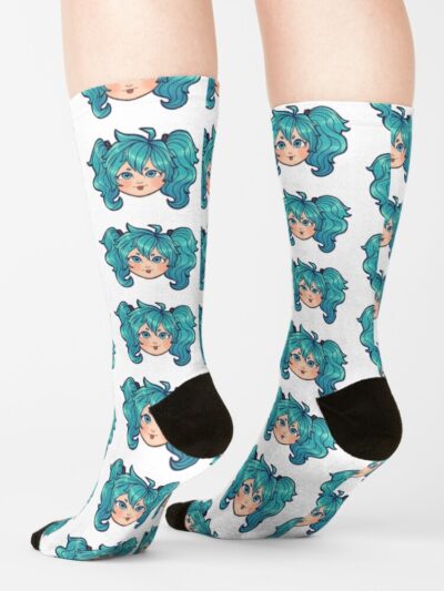 Alternative view of Miku Socks