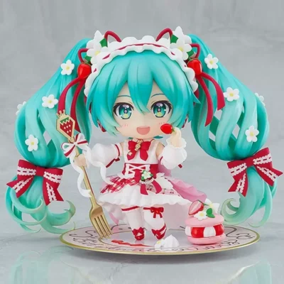 Alternative view of Hatsune Miku Strawberry Cake Nendoroid Figure