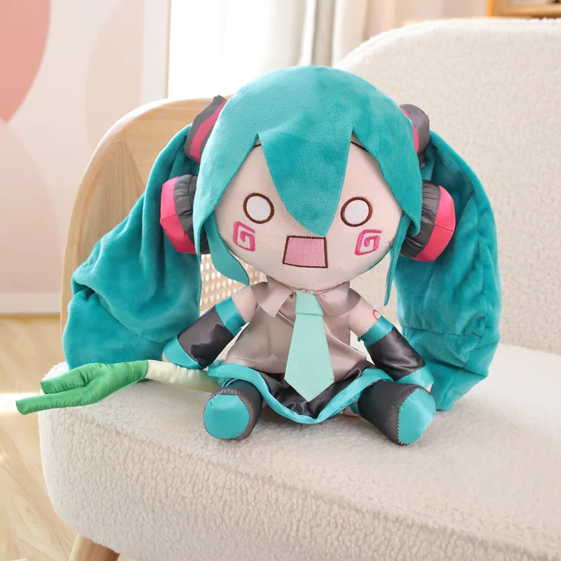 30cm Adorable Hatsune Miku Spring Onion Plush - Image 4