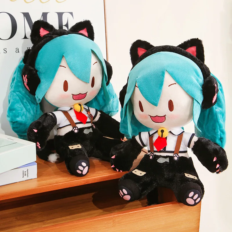 32cm Anime Miku Fufu Cos Cat Soft Plush