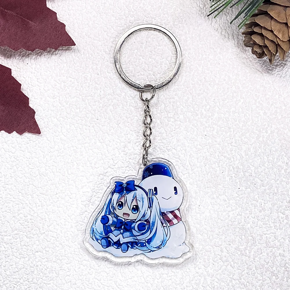 1/9Pcs Hatsune Miku Cute Acrylic Keychain - Image 5