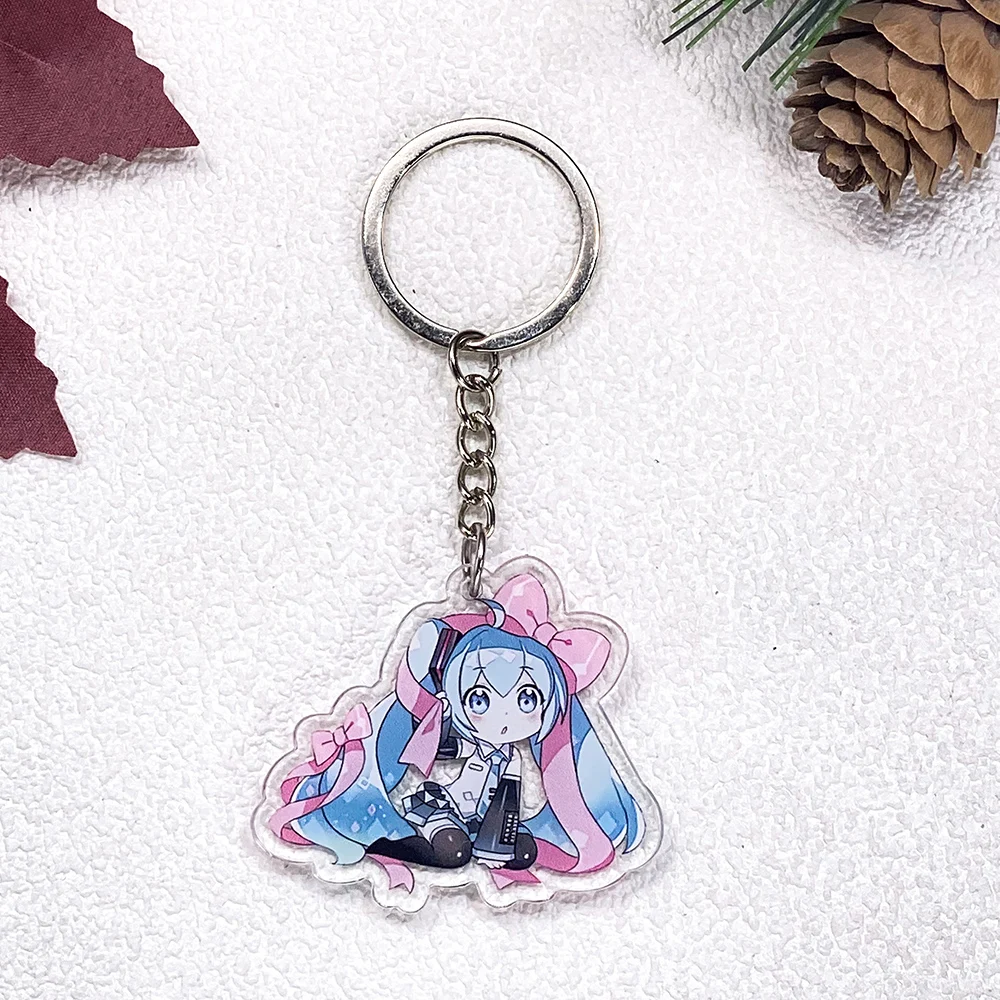 1/9Pcs Hatsune Miku Cute Acrylic Keychain - Image 7